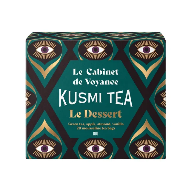 Kusmi Tea Vánoční čaj Le Dessert BIO 20 mušelínových sáčků