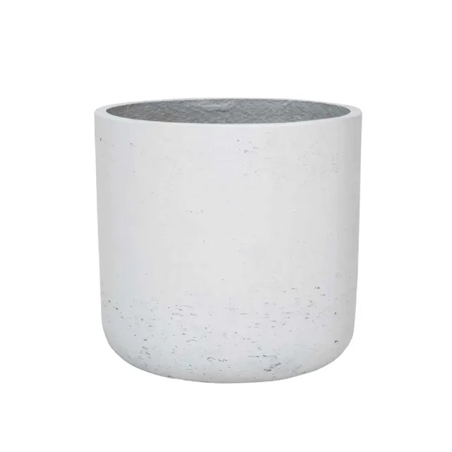 Květináč Charlie white washed 11 cm