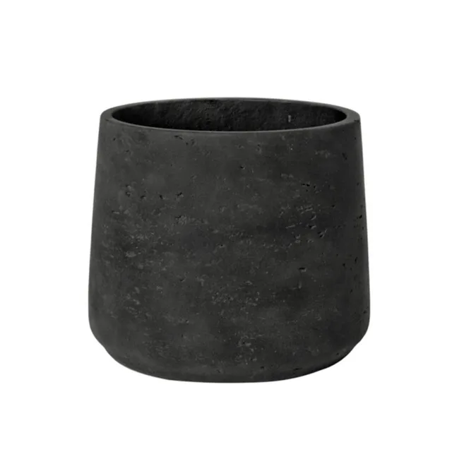 Květináč Patt black washed 10 cm
