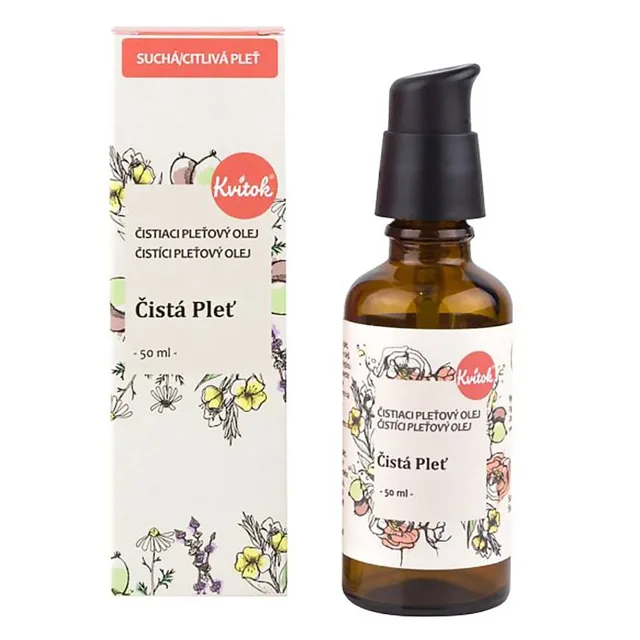 KVITOK Čistící olej pro suchou a citlivou pleť 50 ml