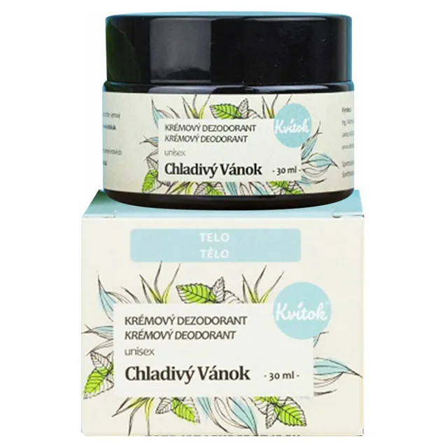 KVITOK Krémový deodorant Chladivý vánek 30 ml
