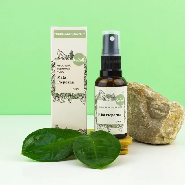 Kvitok – Květinová voda Máta peprná 30 ml