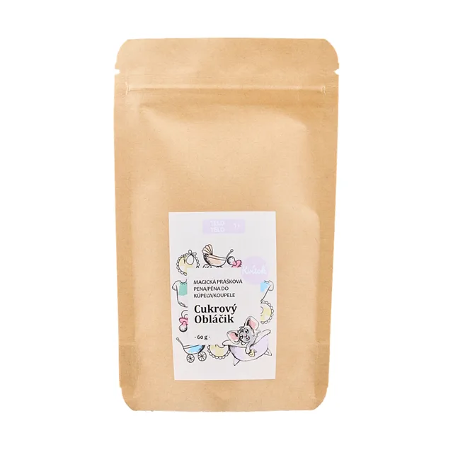 KVITOK Magická pěna do koupele cukrový obláček 60 g