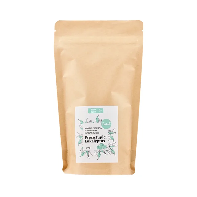 KVITOK  Magická pěna do koupele pročišťující eukalyptus 300 g