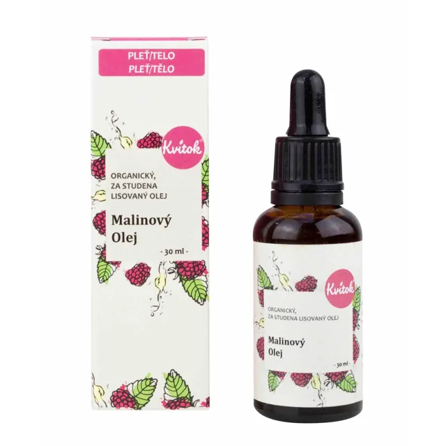 Kvitok Organický olej malinový 30 ml