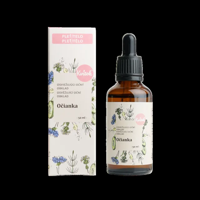 KVITOK Osvěžujíci oční obklad Očianka 50 ml