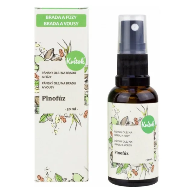 KVITOK Pečující olej na bradu a vousy Plnovous 30 ml