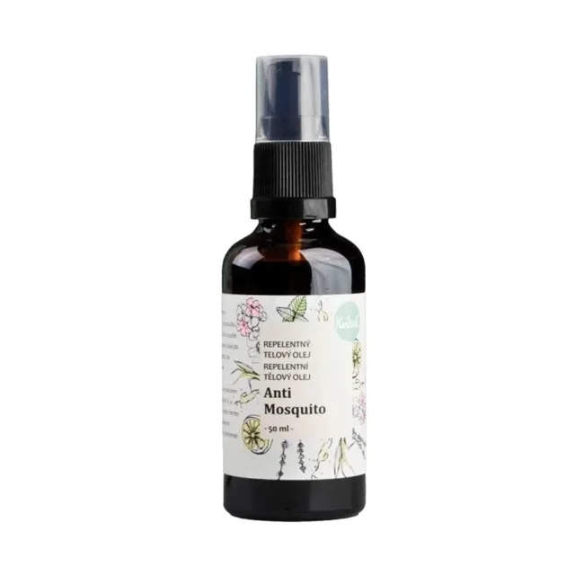 Kvítok Repelentní Tělový Olej - Anti Mosquito, 50 ml