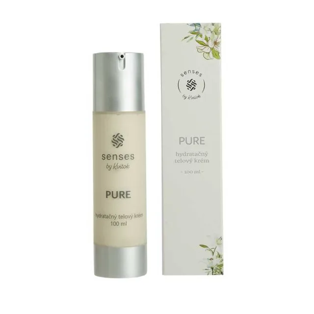 Kvitok Senses Hydratační tělový krém Pure (100 ml) - jasmínově květinová vůně