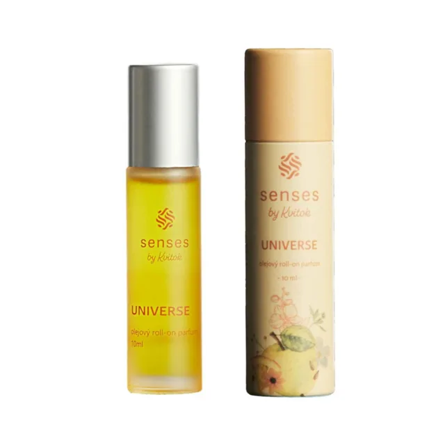 Kvitok Senses Roll-on olejový parfém Universe (10 ml) - svěží unisex vůně