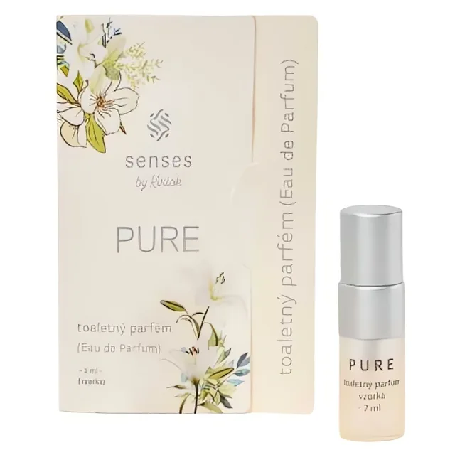 Kvitok Senses Toaletní parfém Pure - vzorek (2 ml) - jasmínově květinová vůně