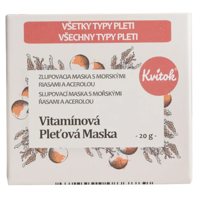 KVITOK Slupovací maska s acerolou Vitamínová 20 g
