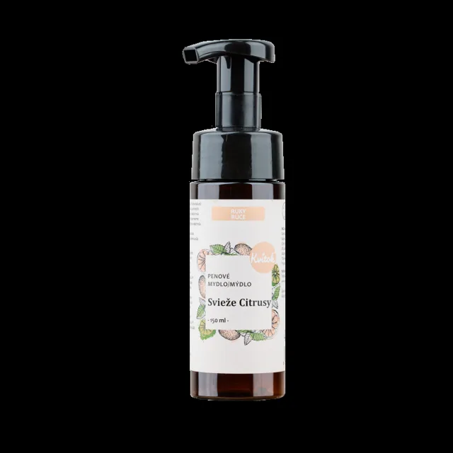 Kvitok Tekuté pěnové mýdlo Svěží citrusy (150 ml) - s krásnou svěží vůní