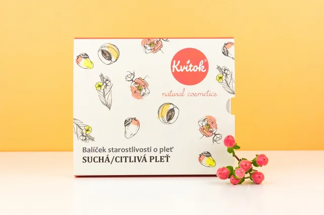 Kvítok Zklidňující Balíček Péči o SUCHOU / CITLIVOU / NORMÁLNÍ Pleť