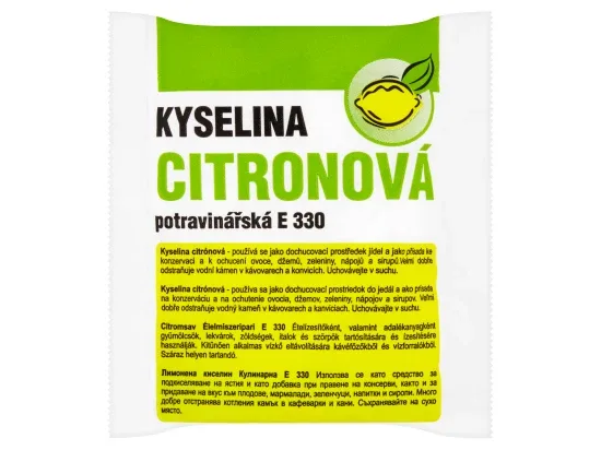 Kyselina citronová potravinářská E 330 100 g
