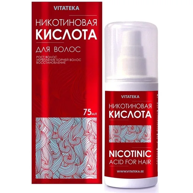 Kyselina nikotinová na vlasy – 75 ml – Vitateka