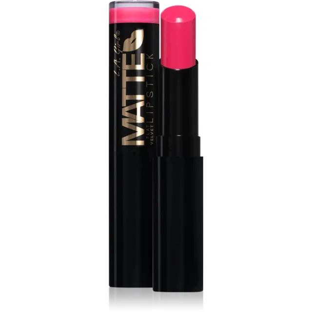 L.A. Girl Cosmetics Matte Flat Velvet sametová rtěnka s matným efektem odstín 814 Bliss 3 g