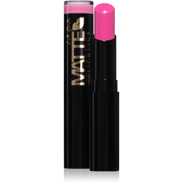 L.A. Girl Cosmetics Matte Flat Velvet sametová rtěnka s matným efektem odstín 815 Arm Candy 3 g