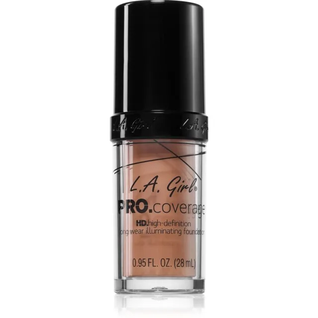 L.A. Girl Cosmetics PRO. Coverage rozjasňující tekutý make-up odstín Natural 28 ml