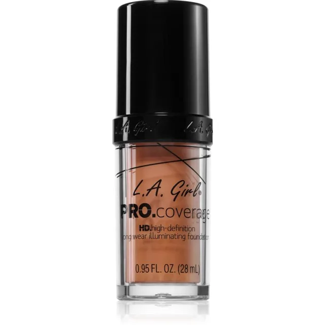 L.A. Girl Cosmetics PRO. Coverage rozjasňující tekutý make-up odstín Soft Honey 28 ml