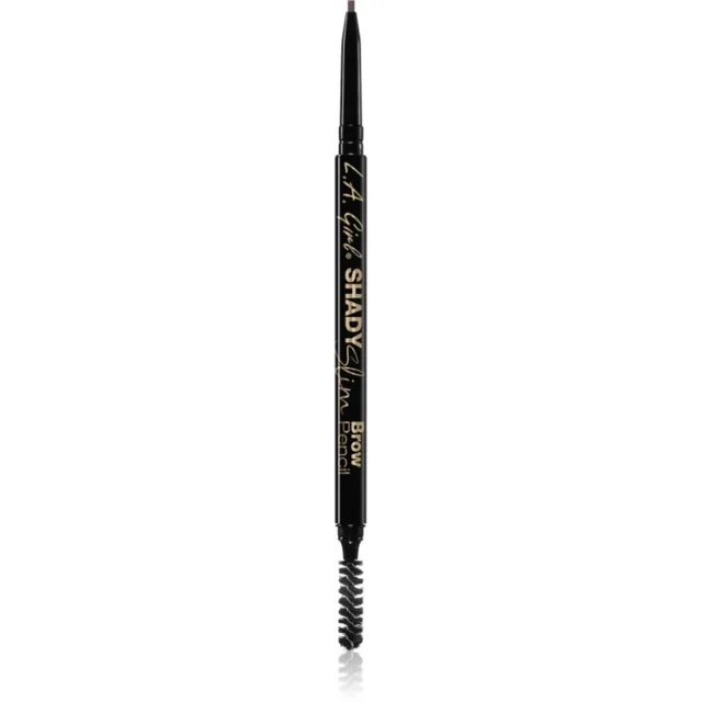 L.A. Girl Cosmetics Shady Slim automatická tužka na obočí s kartáčkem odstín Brunette 0.08 g