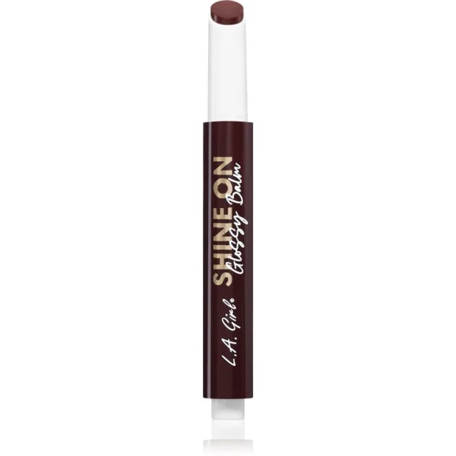 L.A. Girl Cosmetics Shine On lesklý balzám na rty s hydratačním účinkem odstín Bitten Cherry 2 g