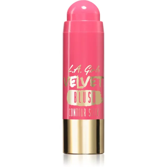 L.A. Girl Cosmetics Velvet krémová tvářenka v tyčince odstín 586 Plume 5.8 g
