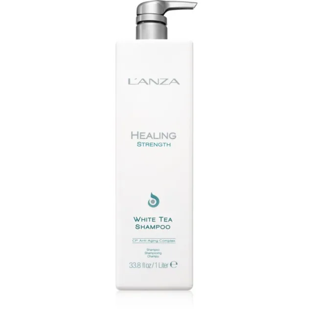 L'anza Healing Strength White Tea Shampoo šampon pro jemné a zplihlé vlasy s bílým čajem 950 ml