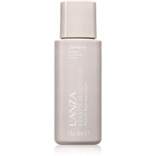 L'anza Keratin Healing Oil Lustrous Shampoo revitalizační šampon pro poškozené vlasy 50 ml