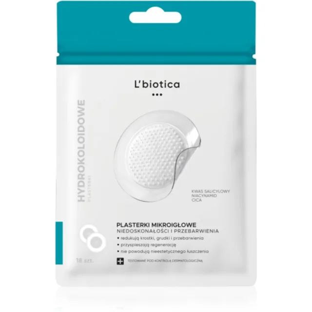 L’biotica Microneedle Patches náplasti na problematickou pleť 18 ks