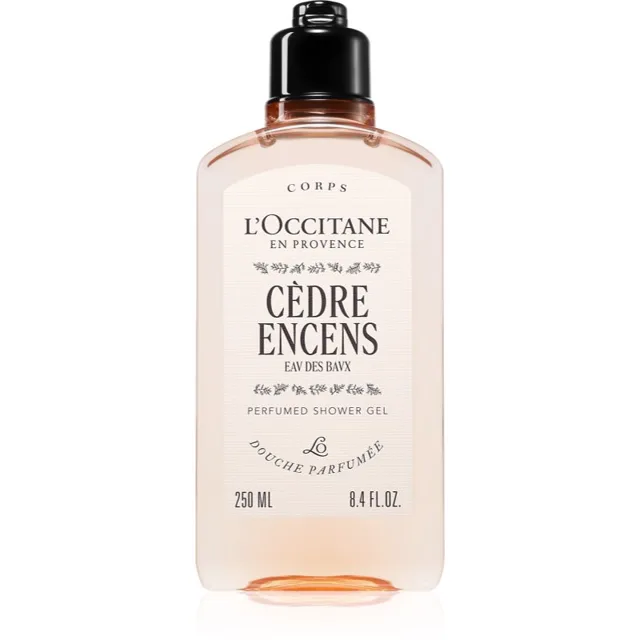 L’Occitane Cèdre Encens Perfumed Shower Gel sprchový gel 250 ml