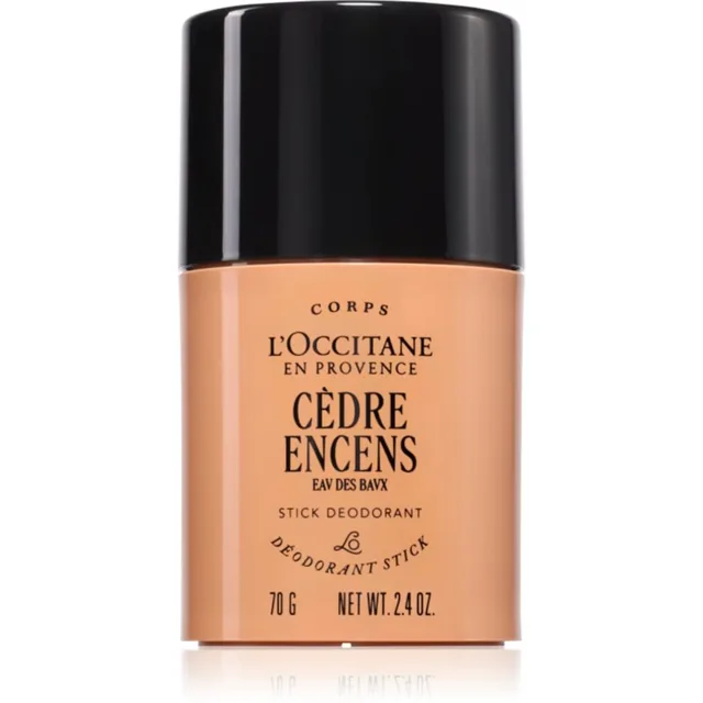 L’Occitane Cèdre Encens Stick Deodorant tuhý deodorant pro muže 70 g