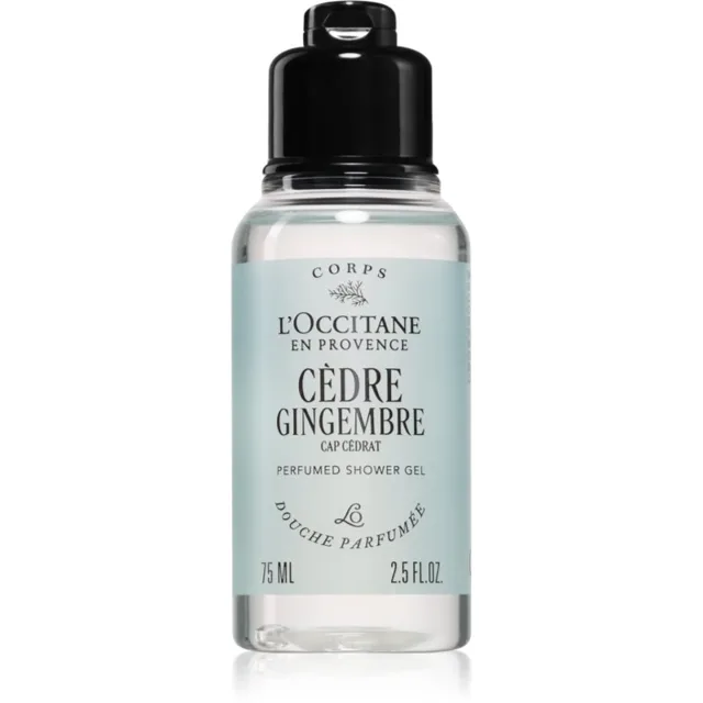 L’Occitane Cèdre Gingembre Perfumed Shower Gel sprchový gel 75 ml
