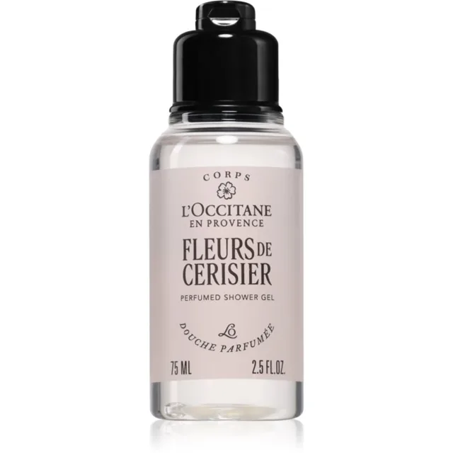 L’Occitane Fleurs de Cerisier sprchový gel s parfemací třešňový květ 75 ml