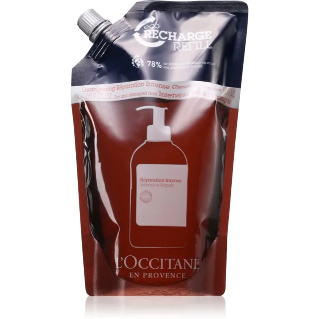 L’Occitane Intensive Repair Shampoo intenzivně regenerační šampon pro suché a poškozené vlasy náhradní náplň 500 ml