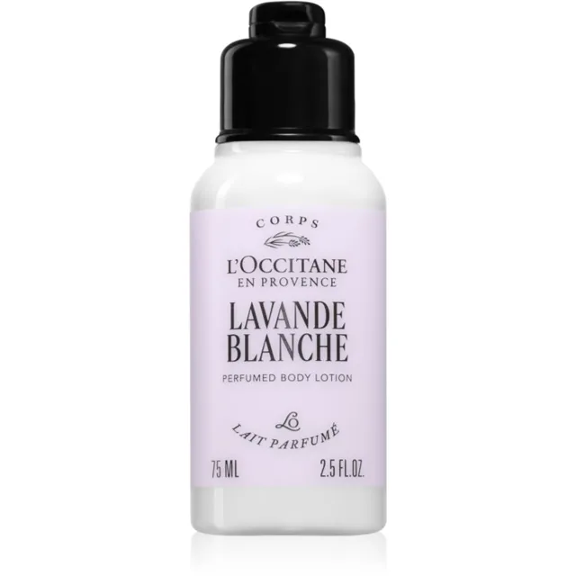 L’Occitane Lavande Blanche Perfumed Body Lotion zklidňující tělové mléko 75 ml