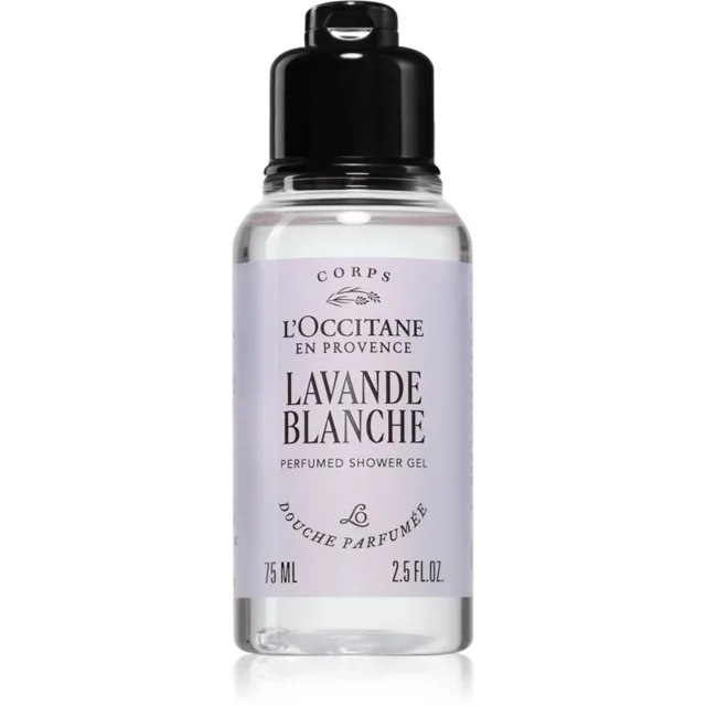 L’Occitane Lavande Blanche Perfumed Shower Gel zklidňující sprchový gel 75 ml