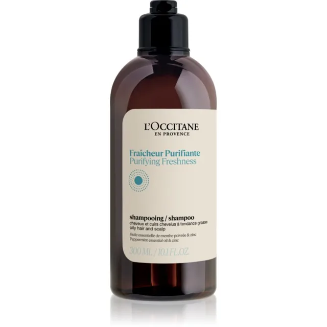 L’Occitane Purifying Freshness Shampoo čisticí šampon pro normální až mastné vlasy 300 ml