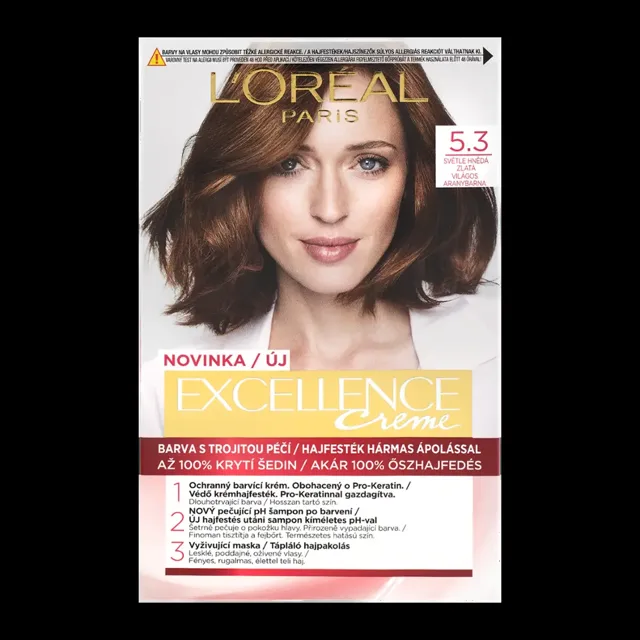 L'Oréal Barva na vlasy Excellence Nudes 5.3 Světle hnědá zlatá