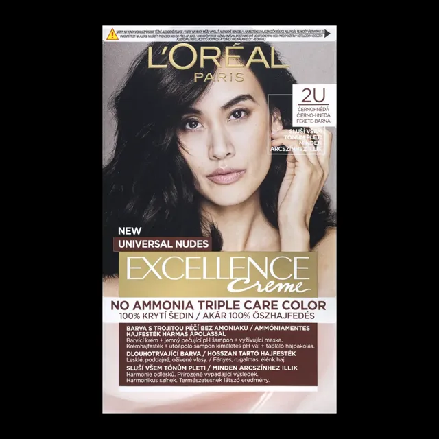 L'Oréal Barva na vlasy Excellence Nudes Creme 2U černohnědá