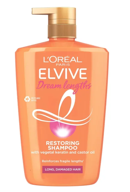 L'Oréal L’Oréal Elvive Dream Length regenerační šampon, 1L (poškozený dávkovač)