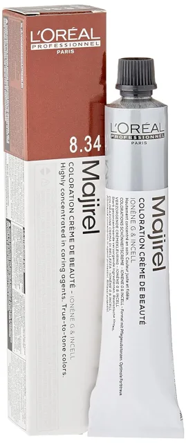 L'Oréal L'Oréal, Majirel, barva na vlasy, odstín 8.34, 50 ml