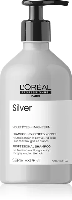 L'Oréal L’Oréal Professionnel Shampoo Serie Expert Silver 500 ml (poškozený aplikátor)
