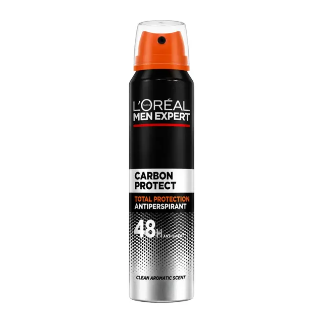 L'Oréal Men Antiperspirant sprej pro muže Carbon Protect 150 ml