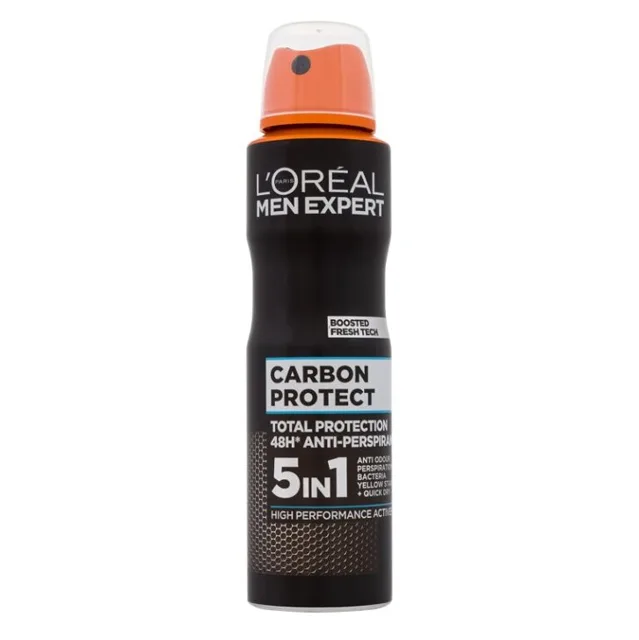 L'ORÉAL Men Expert 5in1 Antiperspirant Carbon Protect 150 ml