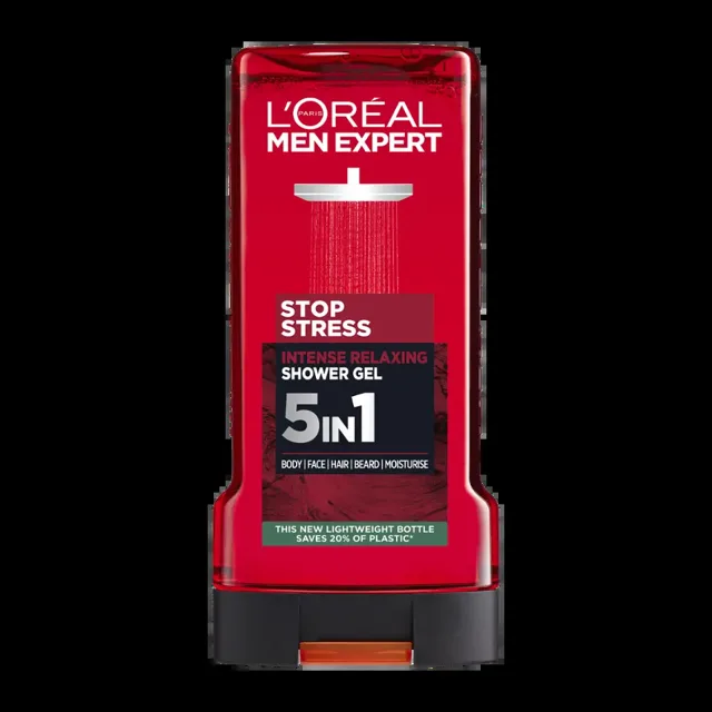 L'Oréal Men Sprchový gel  Stress Resist 300 ml
