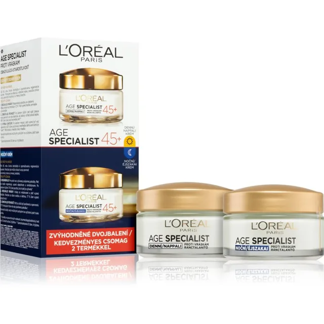 L’Oréal Paris Age Specialist 45+ denní a noční krém proti vráskám