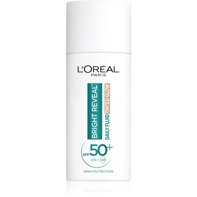L’Oréal Paris Bright Reveal rozjasňující tónovací fluid proti tmavým skvrnám SPF 50+ Light 50 ml