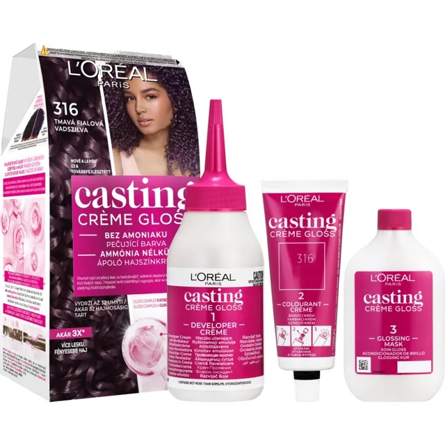 L’Oréal Paris Casting Creme Gloss barva na vlasy odstín 316 Plum 1 ks