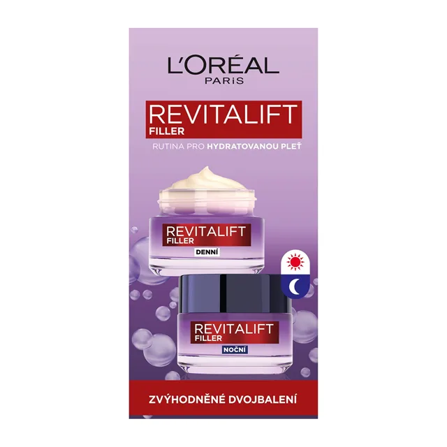 L'Oréal Paris Dárková sada pleťových krémů Revitalift Filler